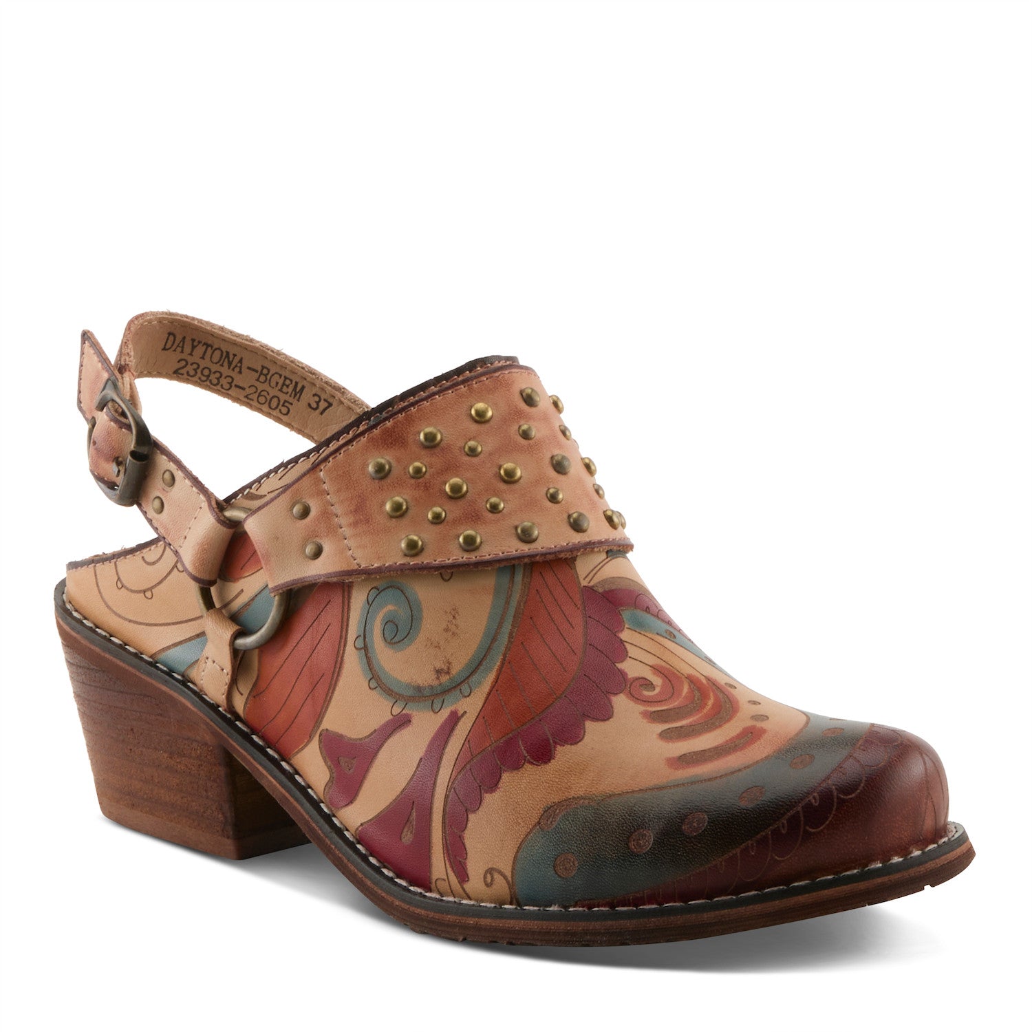 L’Artiste DAYTONA Hand-Painted Slingback Clog