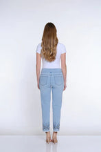 Load image into Gallery viewer, M15705PM Ankle Jean with Hem Embroidery
