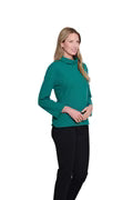 M45105TM Rib Knit Turtleneck Top