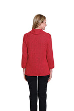 Load image into Gallery viewer, M45108TM 3/4 Sleeve Cowl Faux Button Top
