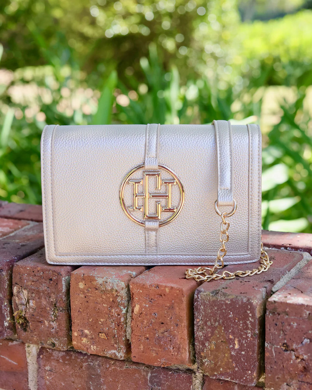 Cecilia Circle Logo Handbag