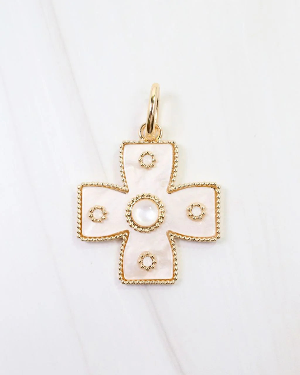 Cayce Small Cross Charm