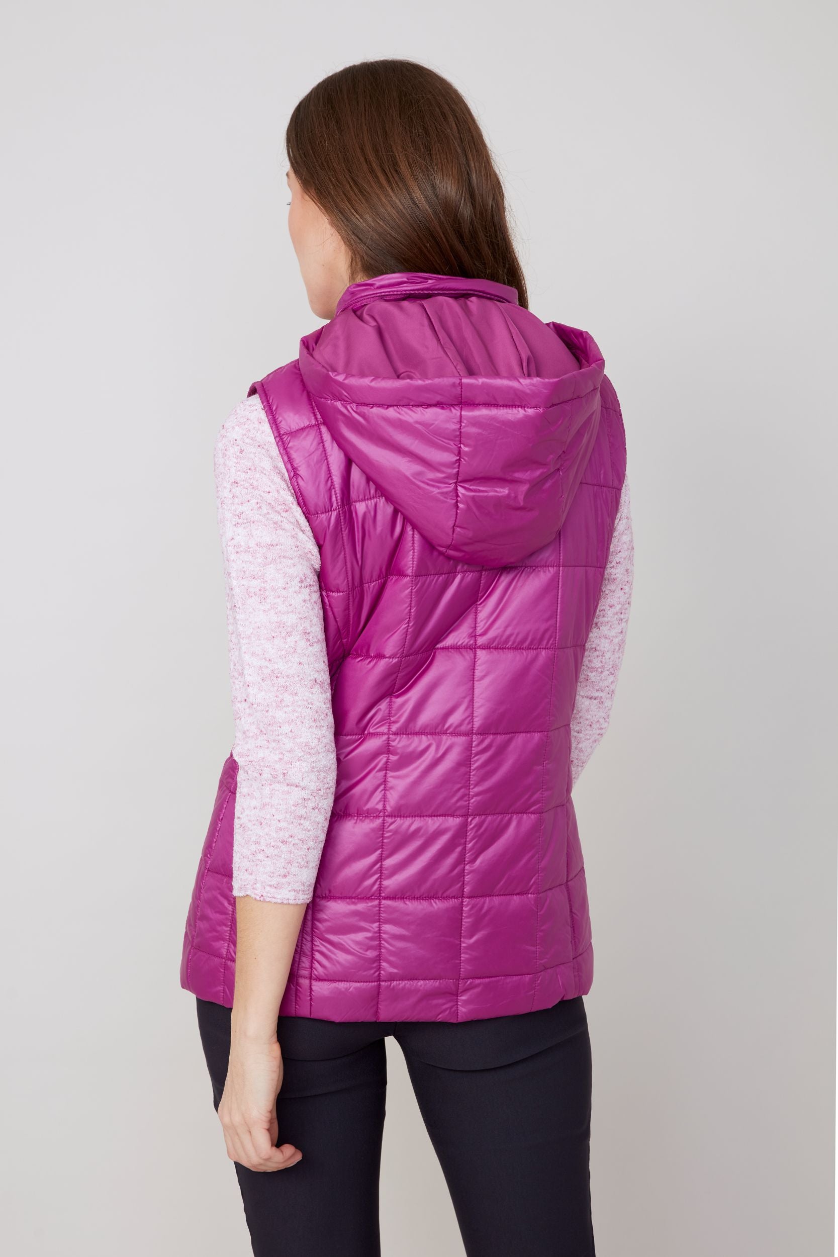 R3907L Luxe Quilted Puffer Vest