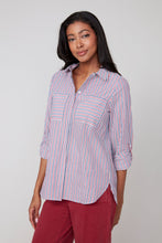 Load image into Gallery viewer, R5203 Button Down Stripe Shirt
