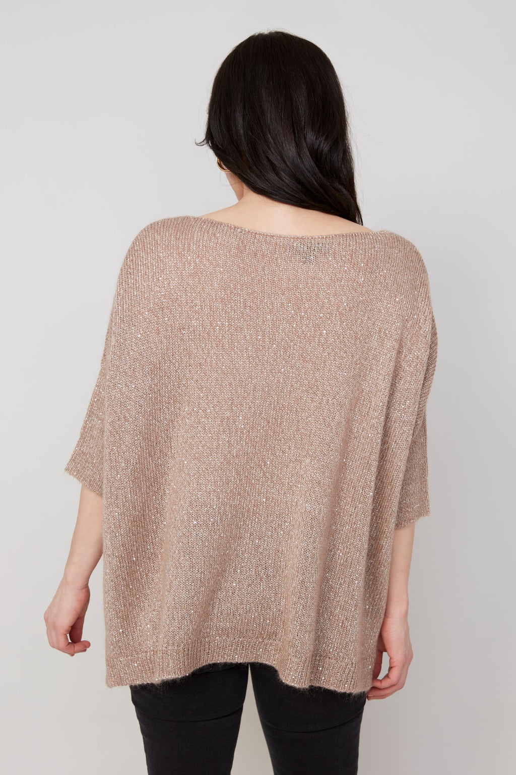 Sweater with Flower Applique