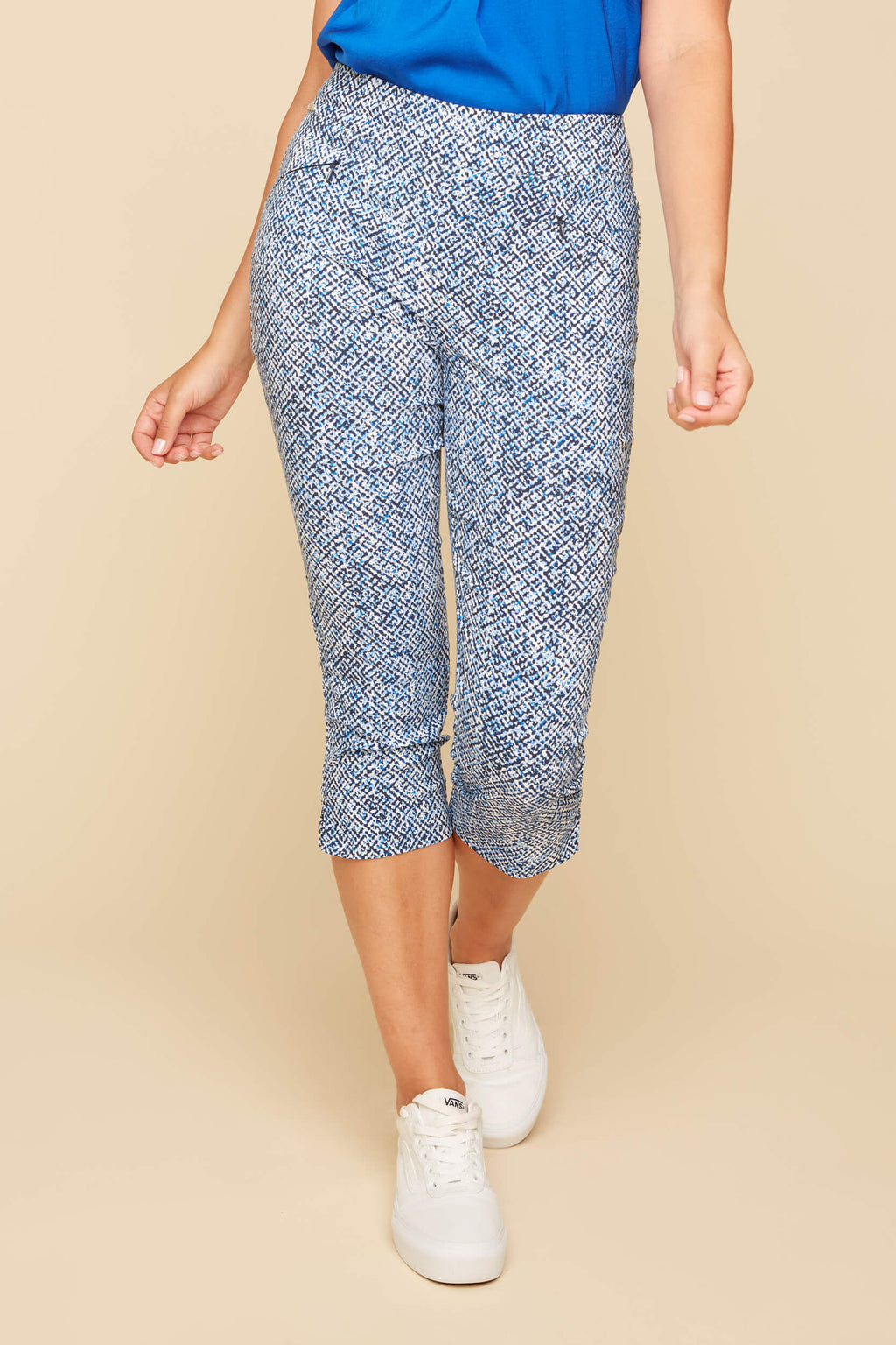 R8088 Woven Capri