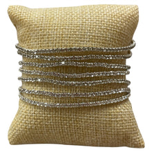 Load image into Gallery viewer, Stackable Clear Rhinestone Stretch Bracelet
