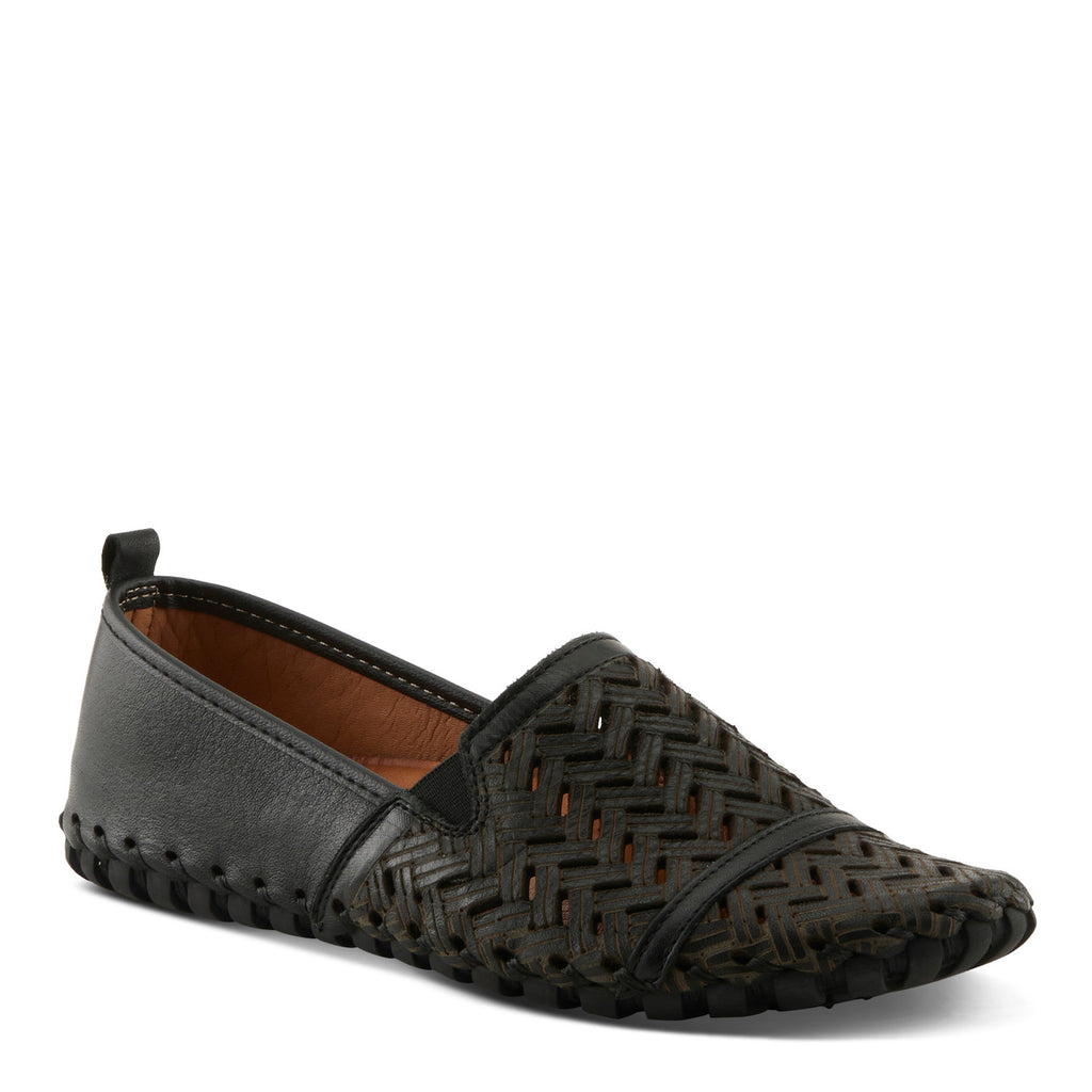 Spring Step Kapri Leather Loafer with Cutout Detail
