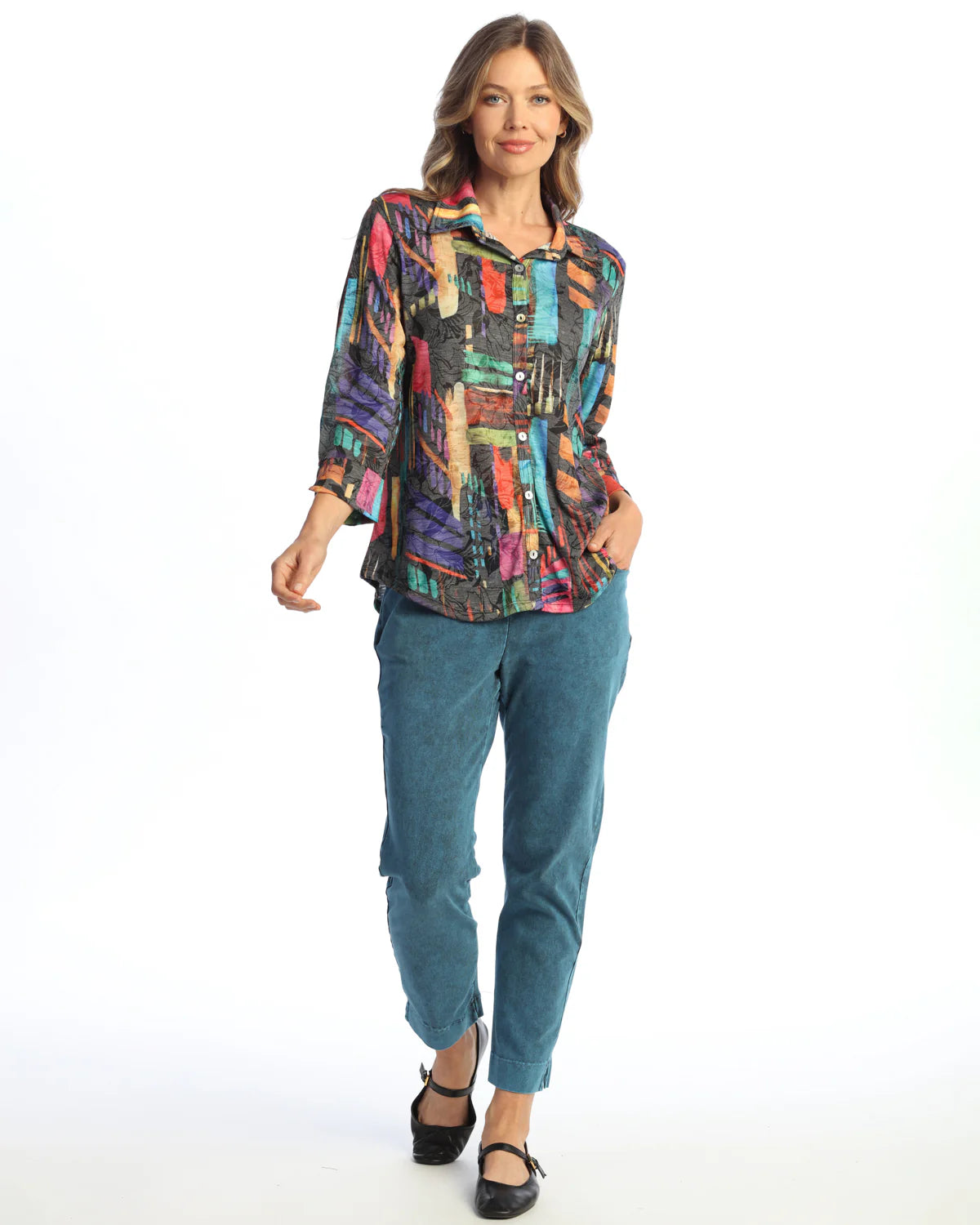 M132 Mineral Washed Slim Pant