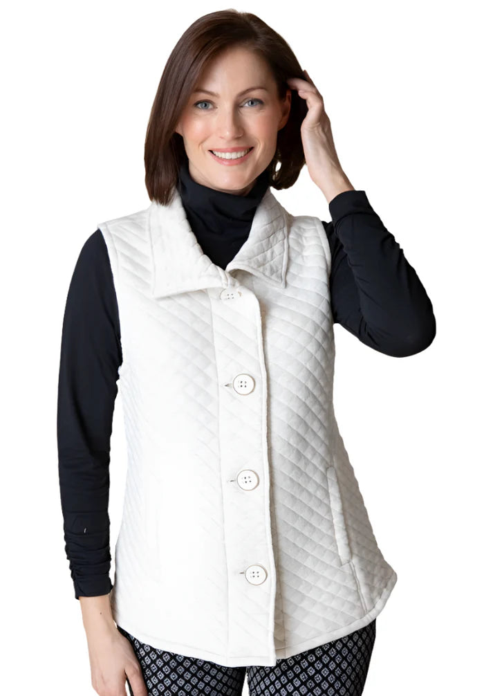 53611 Quilted Knit Vest