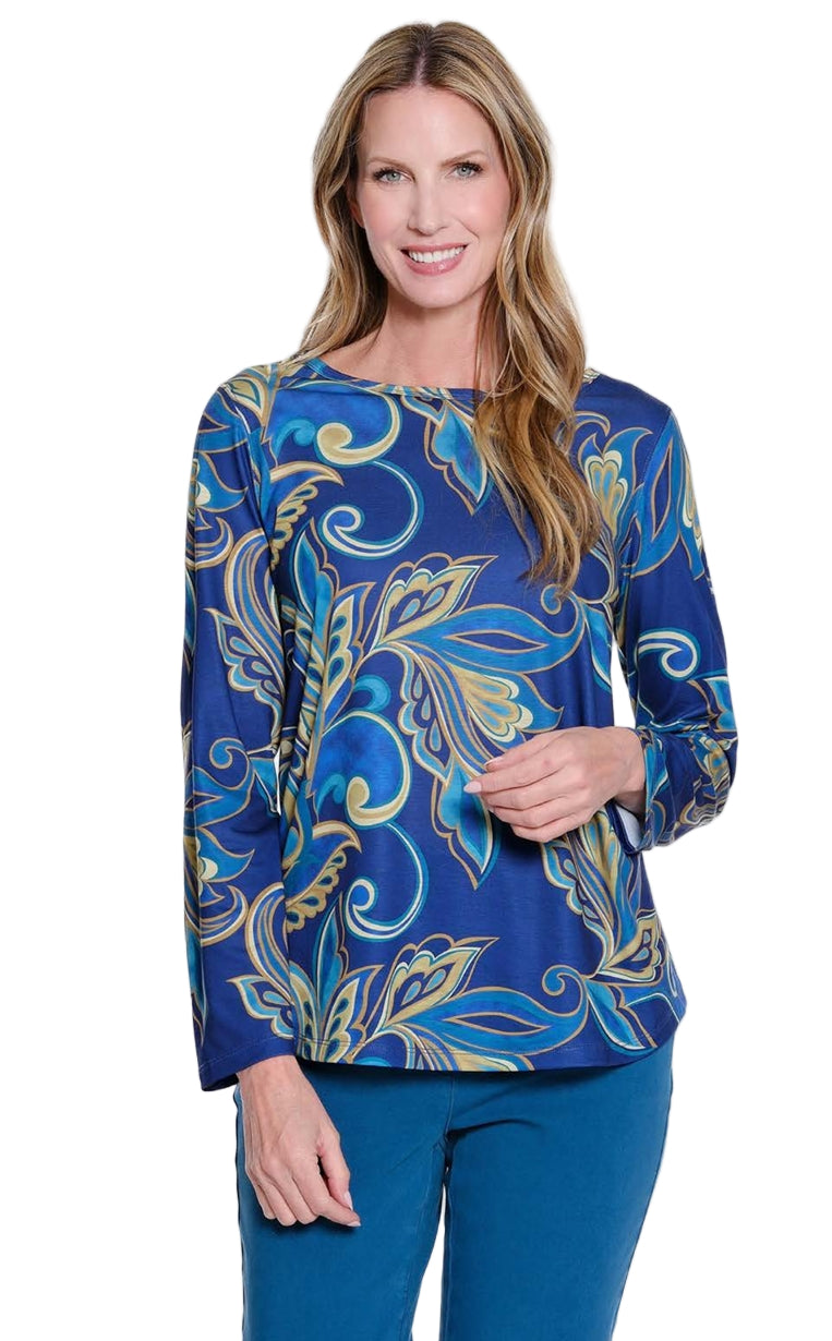 M45412TM Shaped Hem Top