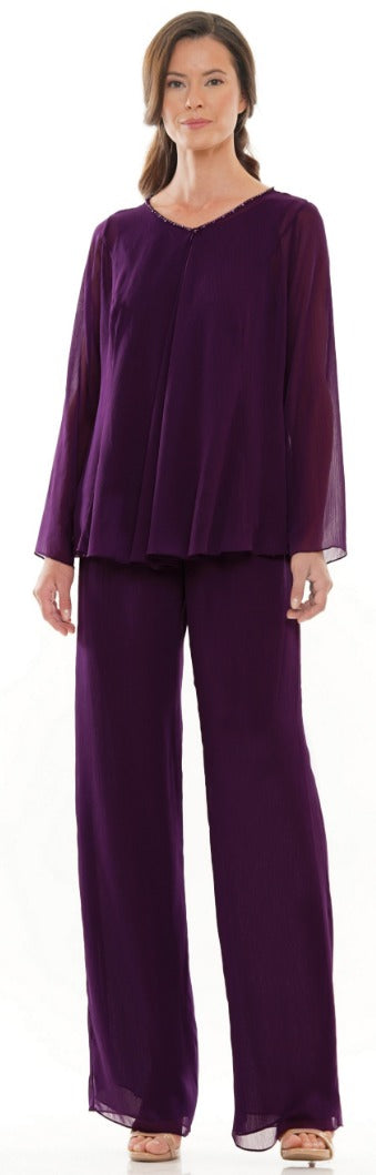 Flowing Chiffon Pant Suit