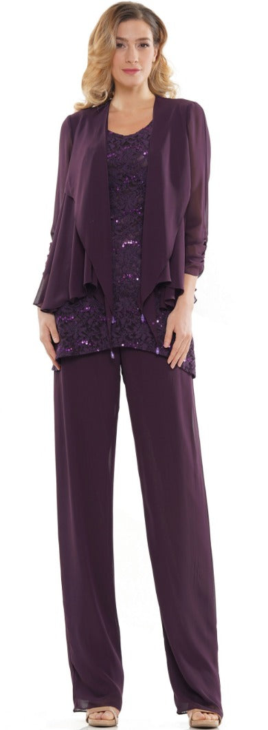 Lace and Chiffon Jumpsuit