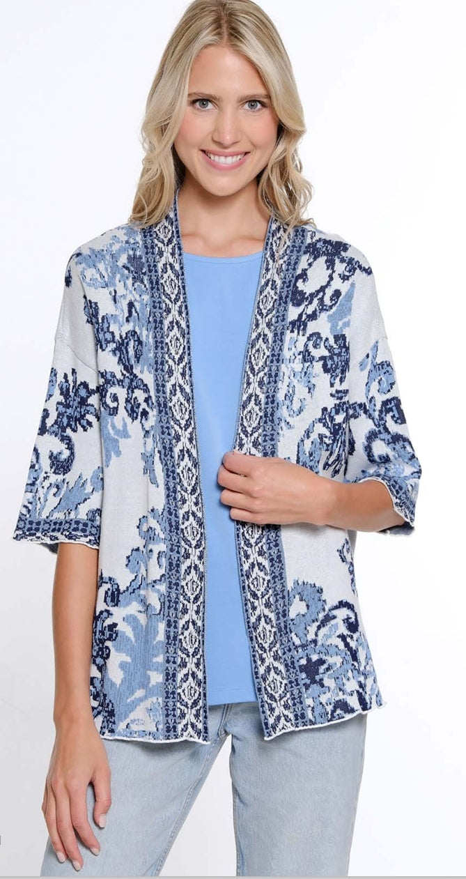 M15206KM Kimono Sleeve Cardigan