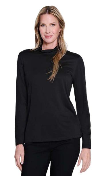 Long Sleeve Mock Neck Top