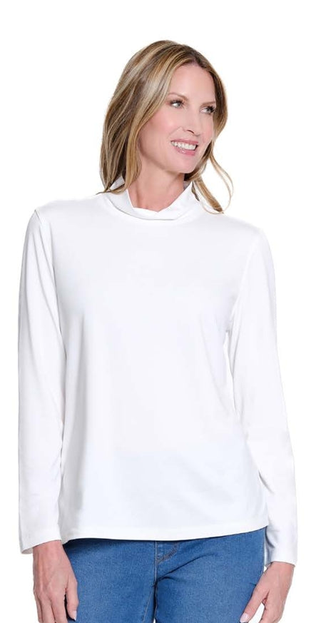 Long Sleeve Mock Neck Top