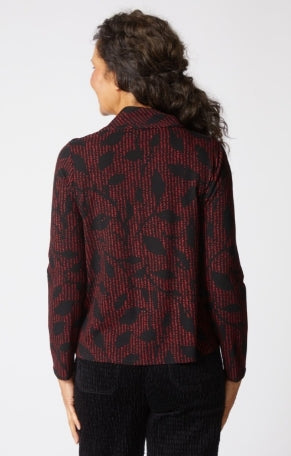 56104 Core Travel Canopy Wrap Neck Top