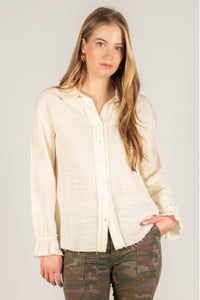 Poet Sleeve Button Up Shirt