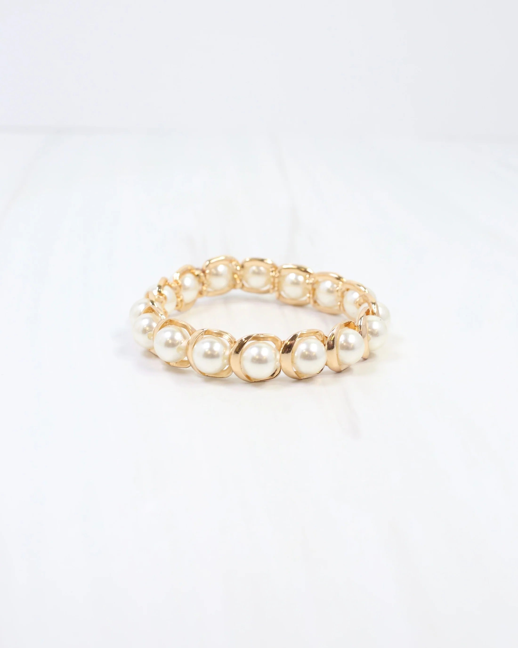 Hudson Pearl Lined Stretch Bracelet