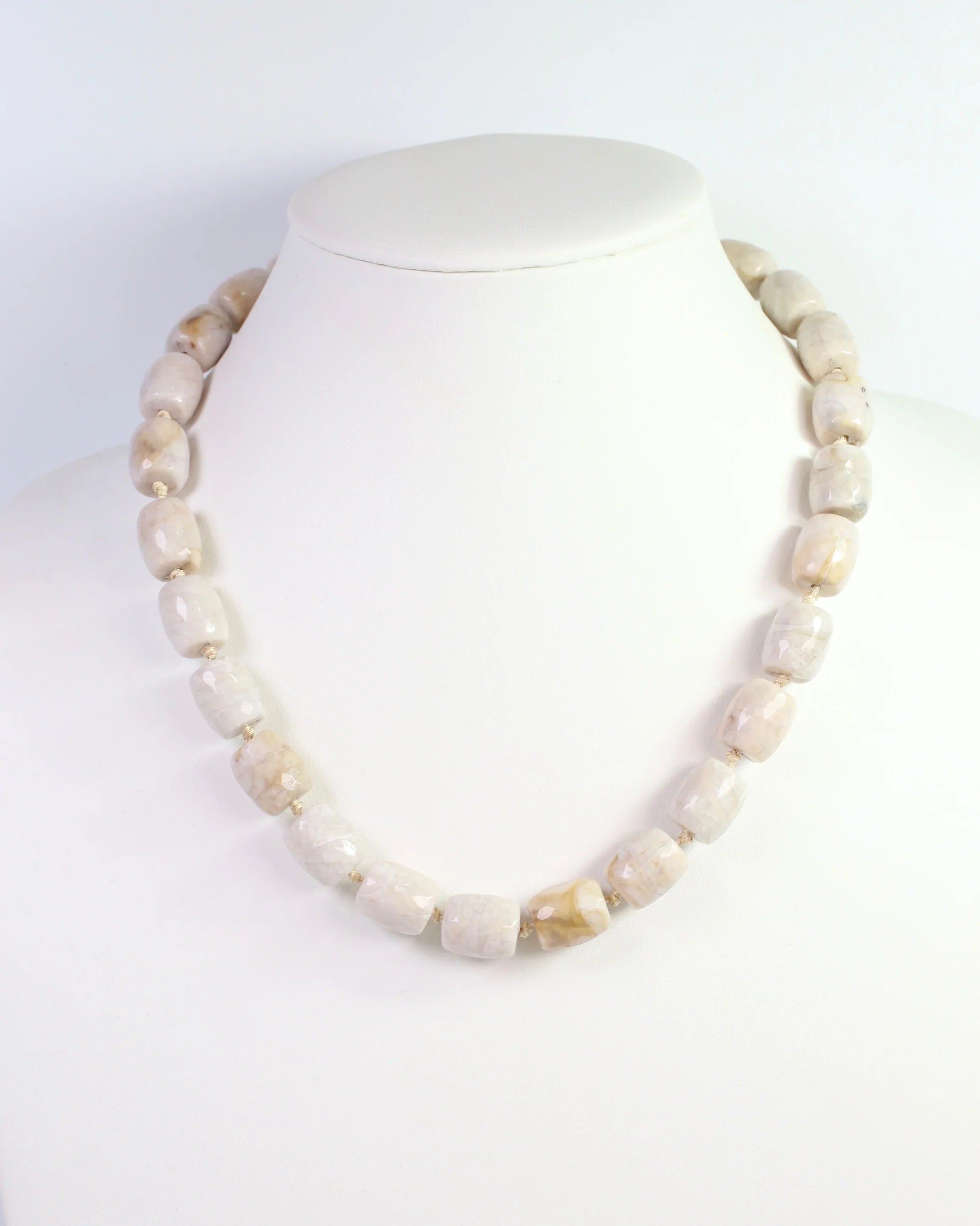 Charlestown Textured Beaded Necklace