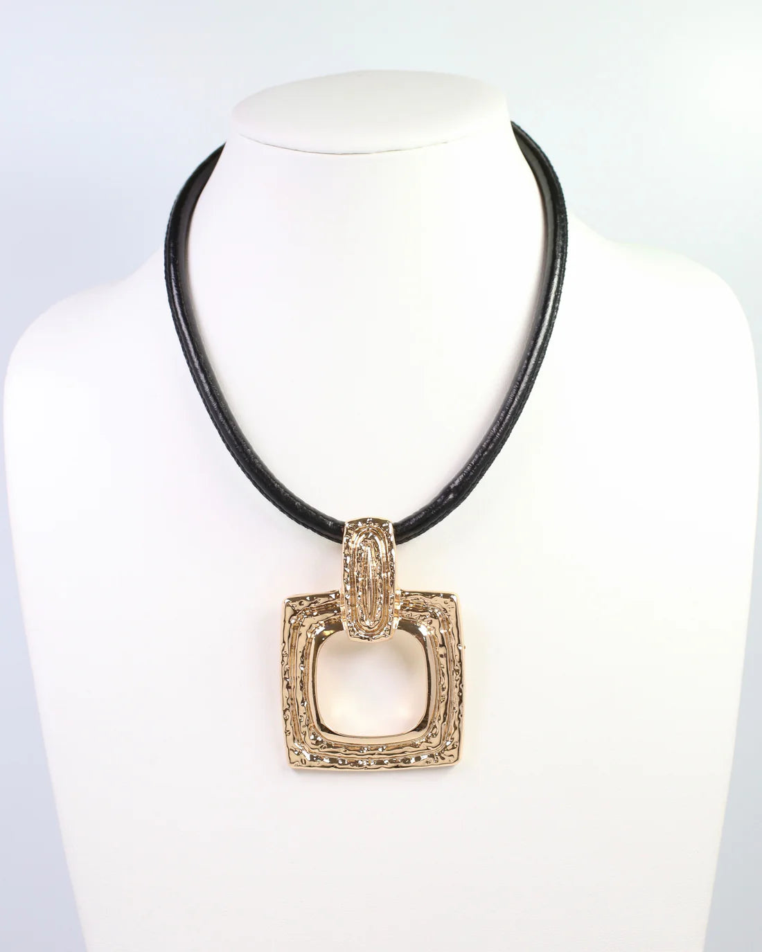 Henderson Cord Necklace with Large Pendant