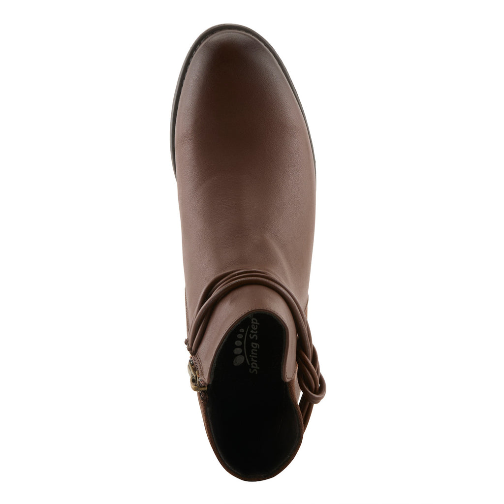 Spring Step ORNELA Leather & Suede Bootie