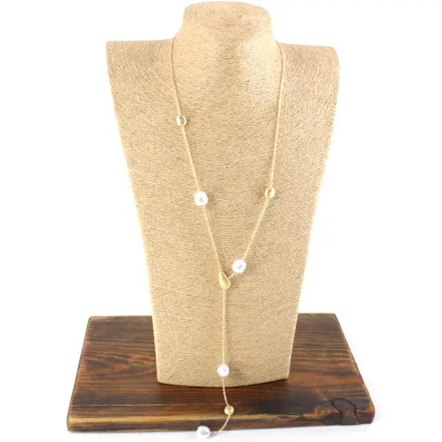 Pearl Drop Y-Necklace