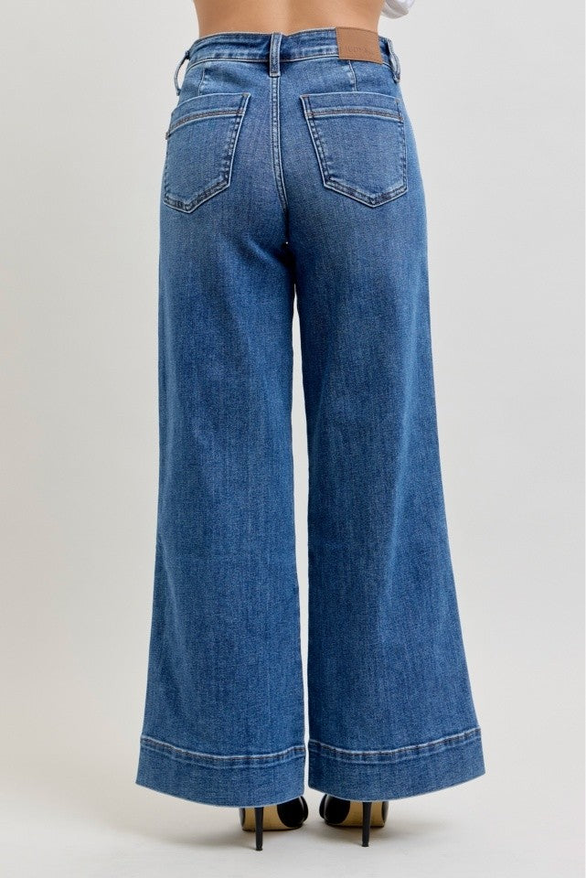 Petite Trouser Retro Wide Leg Jean