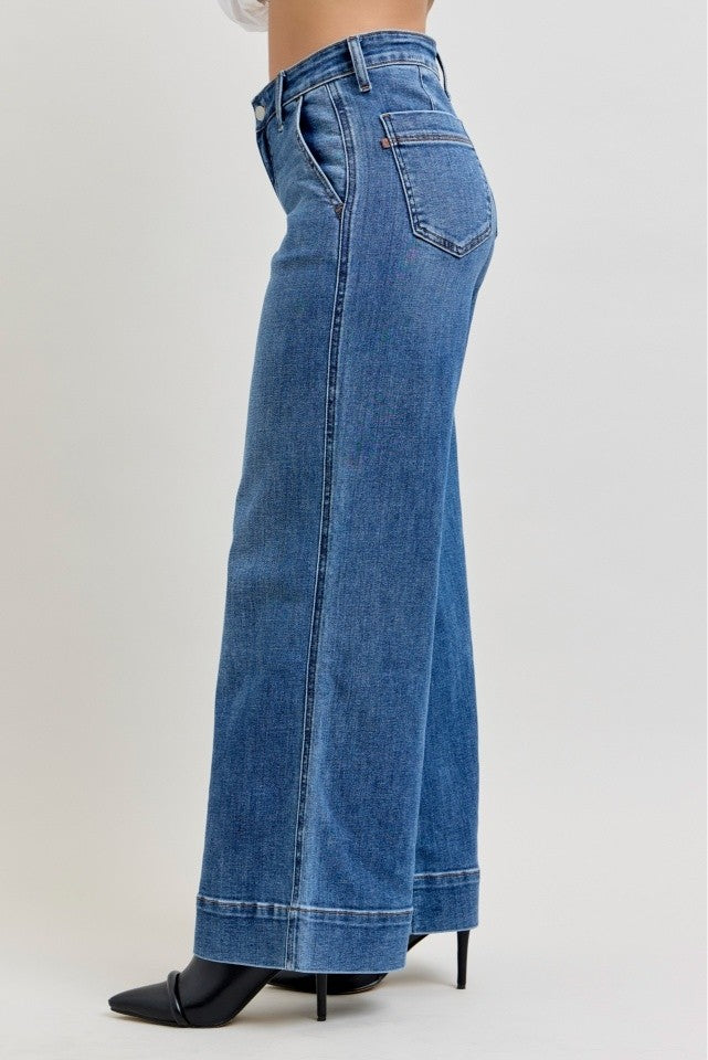 Petite Trouser Retro Wide Leg Jean