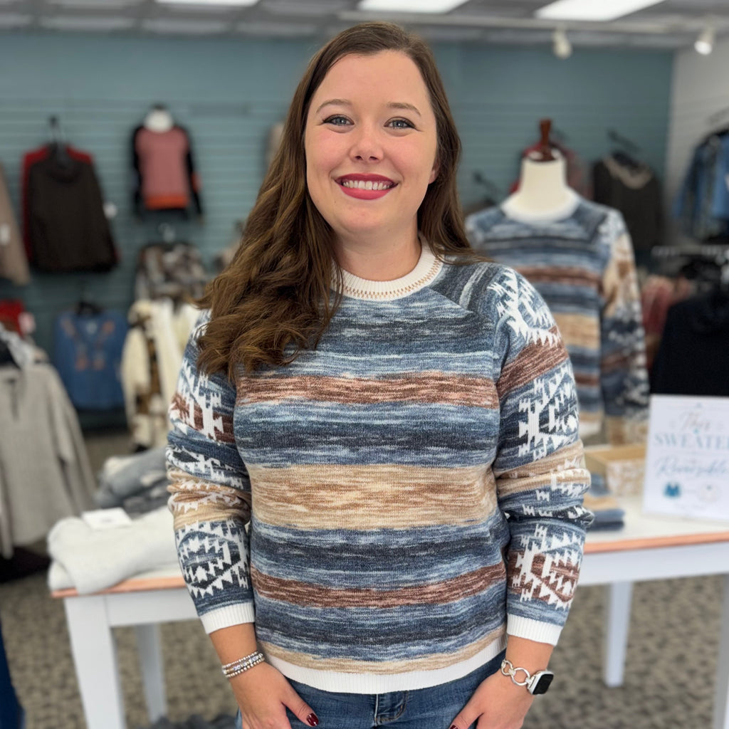 Double-Layer Reversible Raglan Long Sleeve Sweater