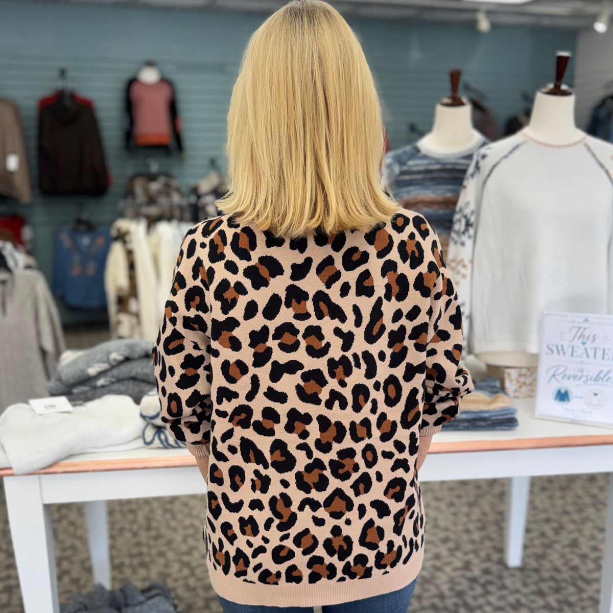 Leopard Print Sweater