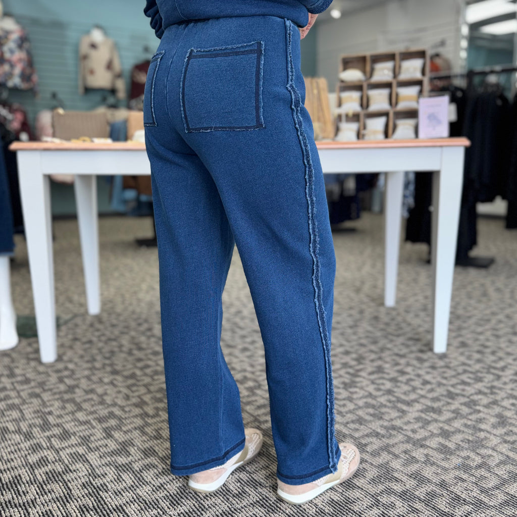 Color Wash Terry Anywhere Pant
