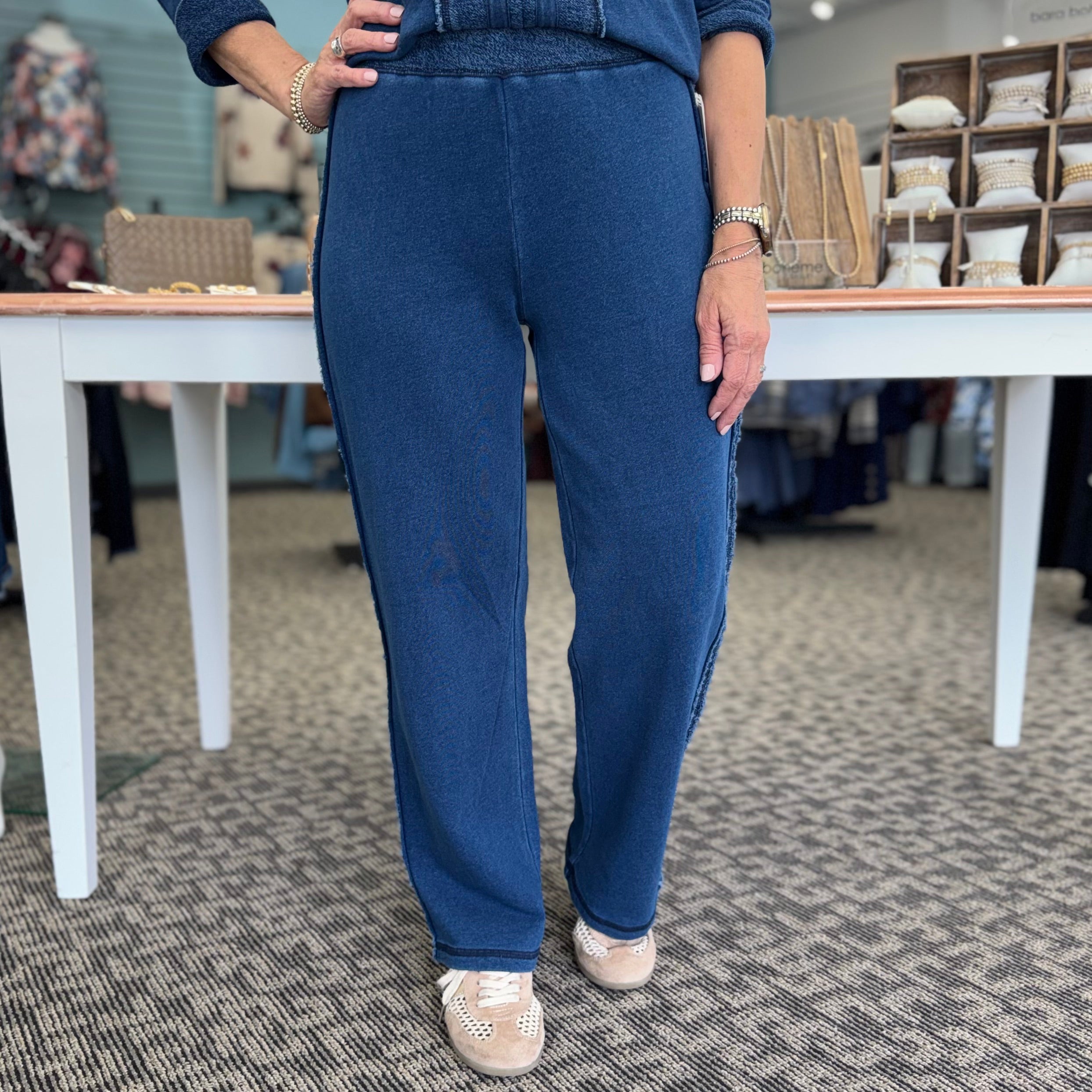Color Wash Terry Anywhere Pant