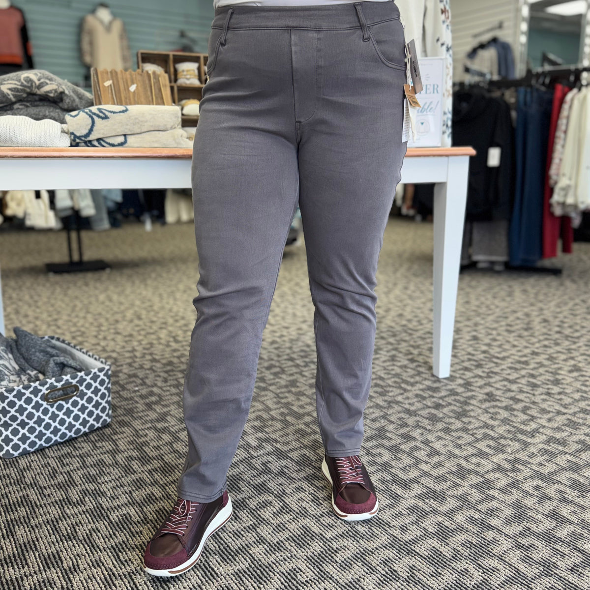 Comfort Knit Denim Straight Jean