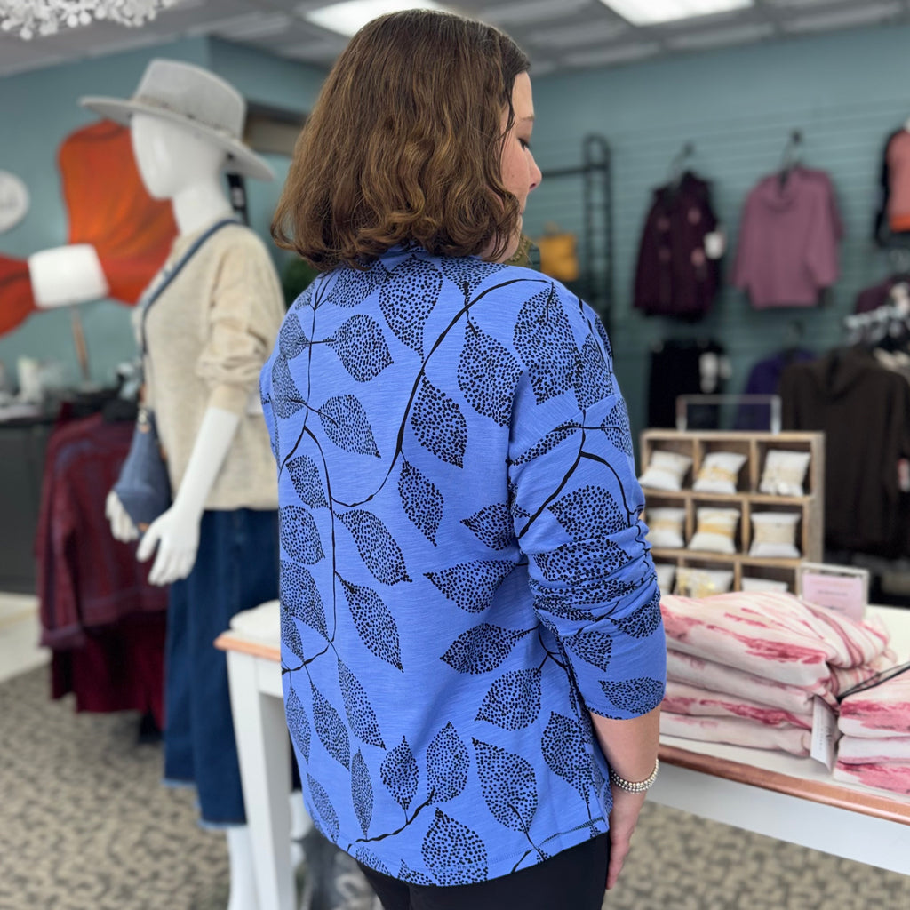 Leaves Spandex Quarter Zip