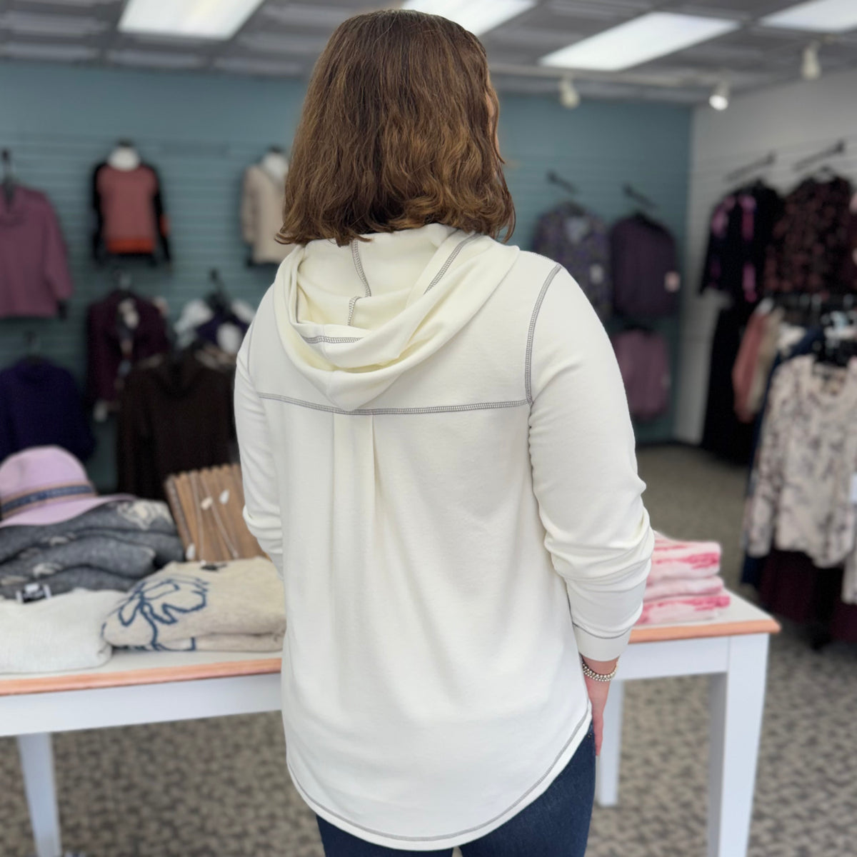 Buttery Rib Knit Hoodie