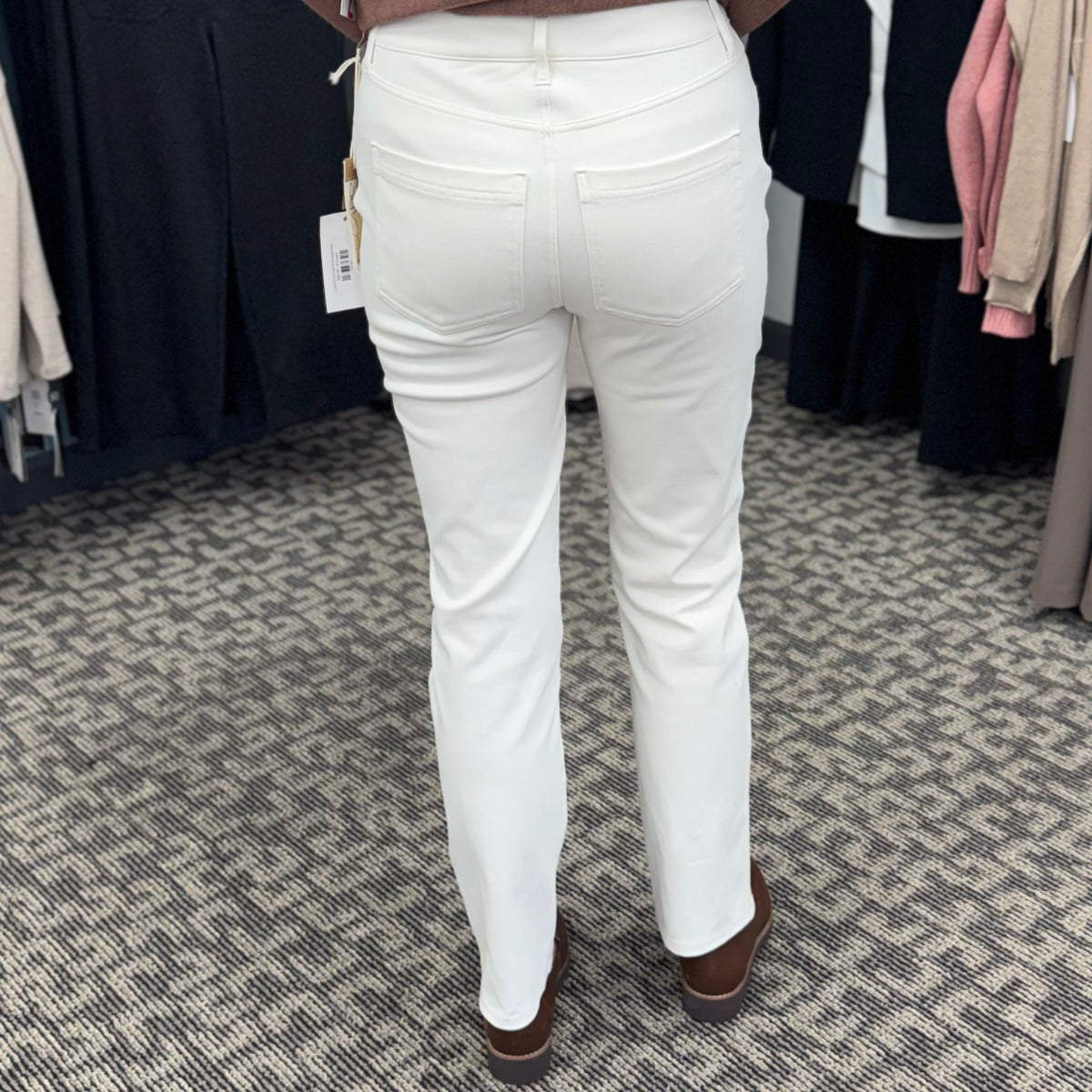 Comfort Knit Denim Straight Jean