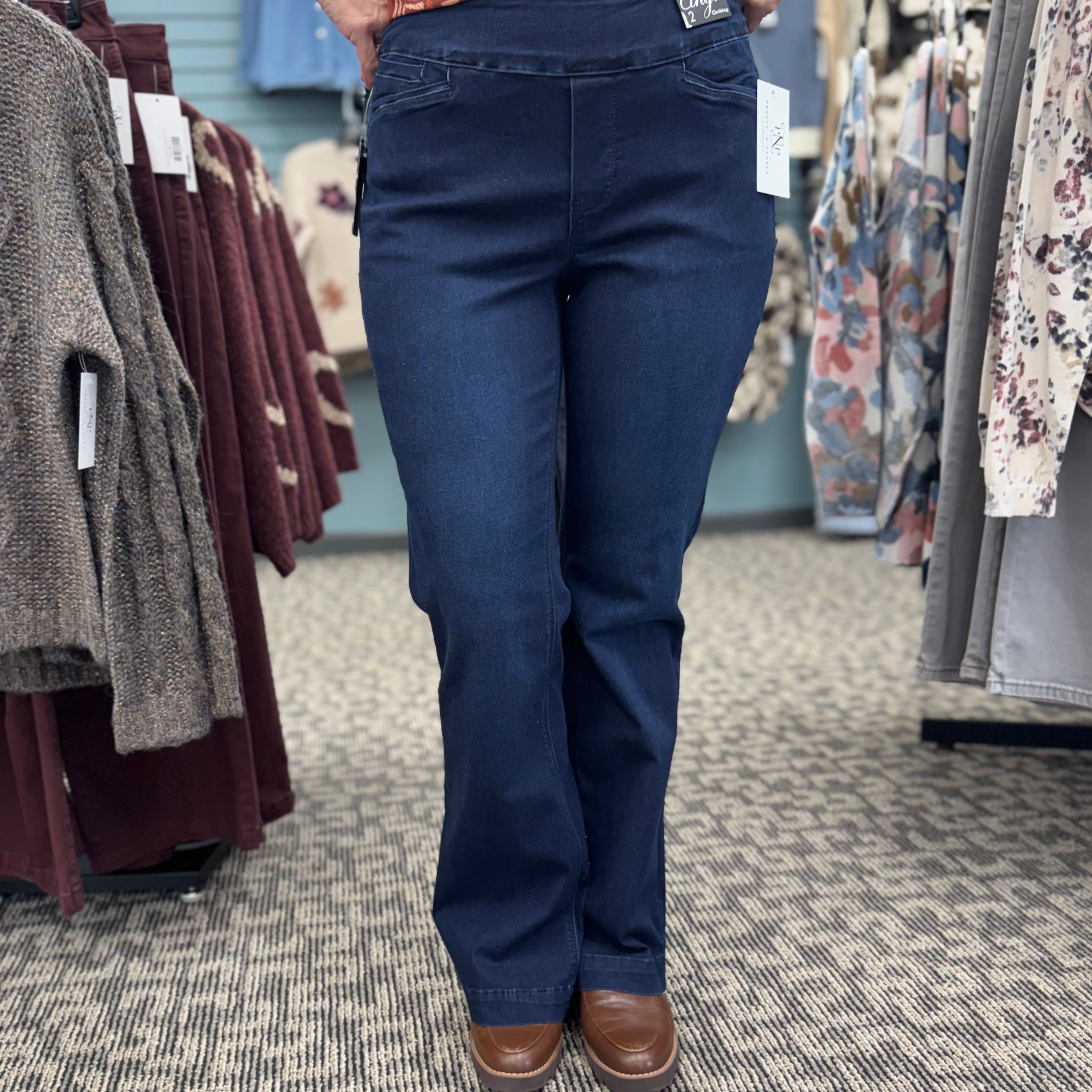 Ethyl Pull-On Bootcut Pant