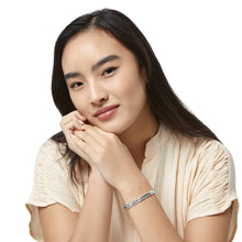 Load image into Gallery viewer, Footprints Hinged Bangle
