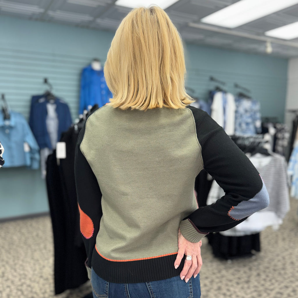 FDJ Color Block Detail Sweater