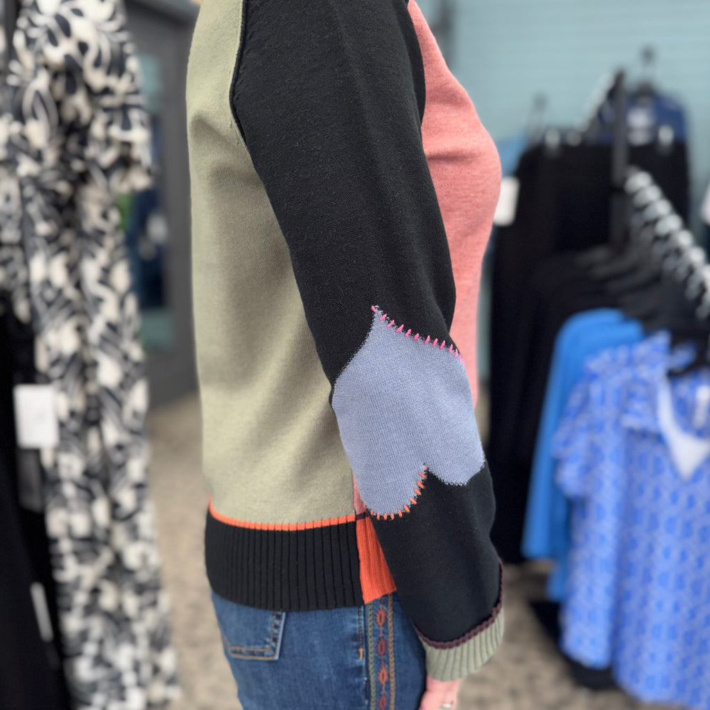 FDJ Color Block Detail Sweater