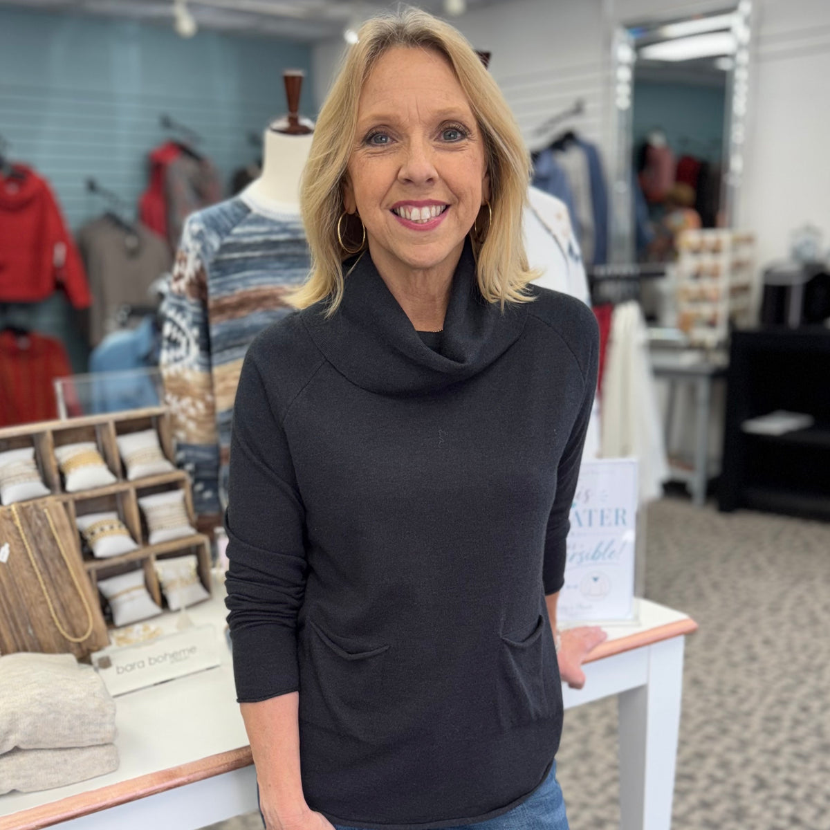 Cowl Neck Sweater