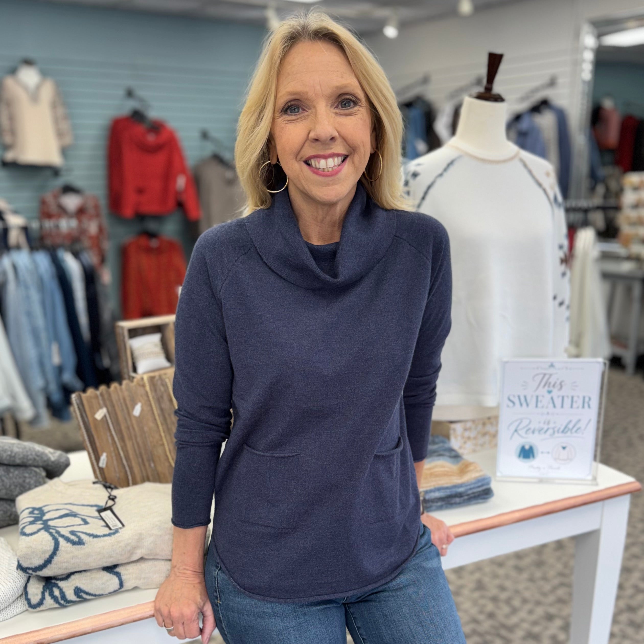 Cowl Neck Sweater