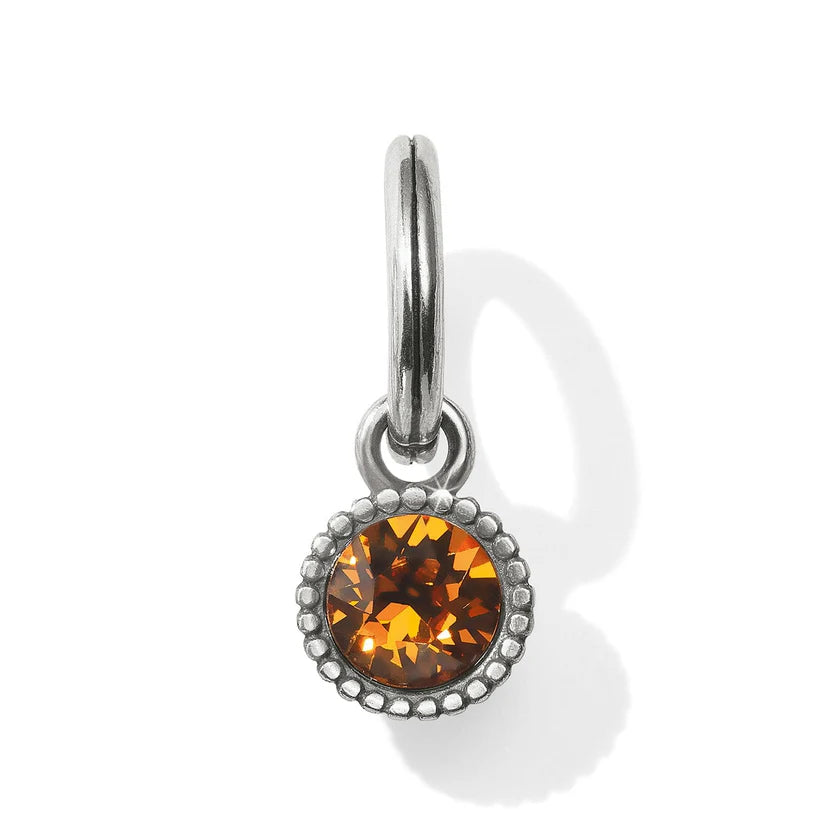 Glitz Birthstone Amulet-Topaz