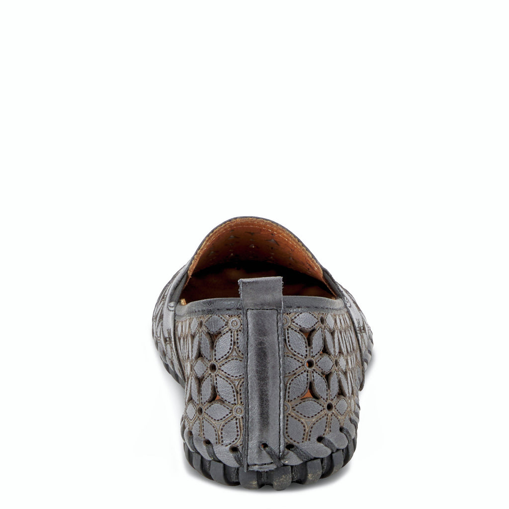Spring Step FlowerFlow Leather Loafer with Floral Cutout