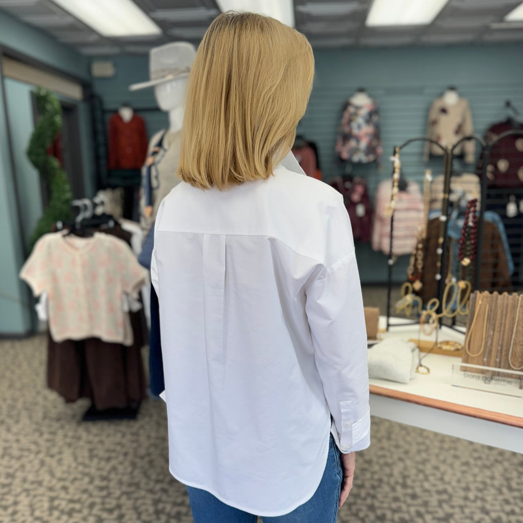 Perfect Travel Boxy Boyfriend Shirt