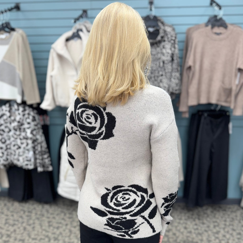 Floral Foliage Pullover