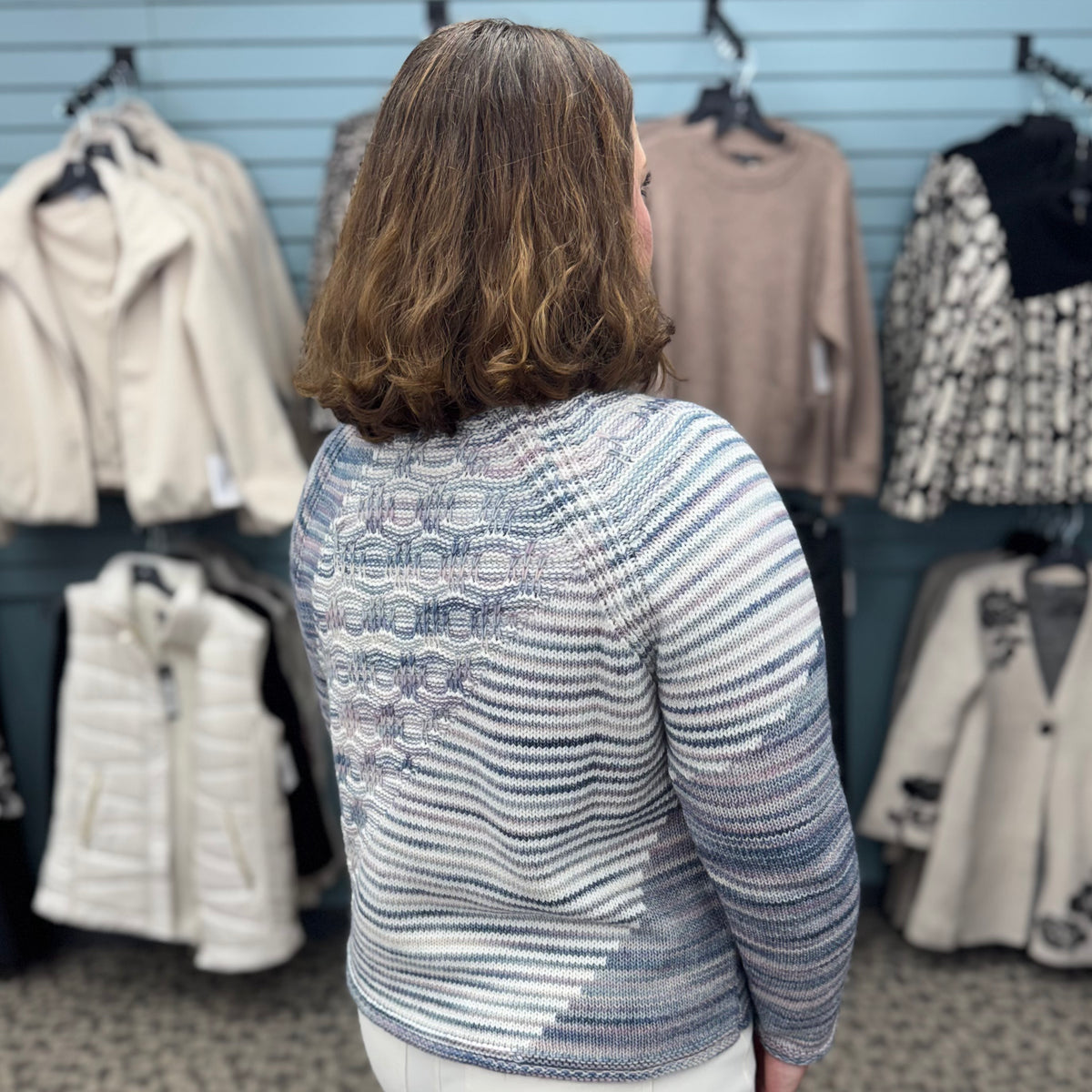 Highland Hues Mixed Stitch Pullover