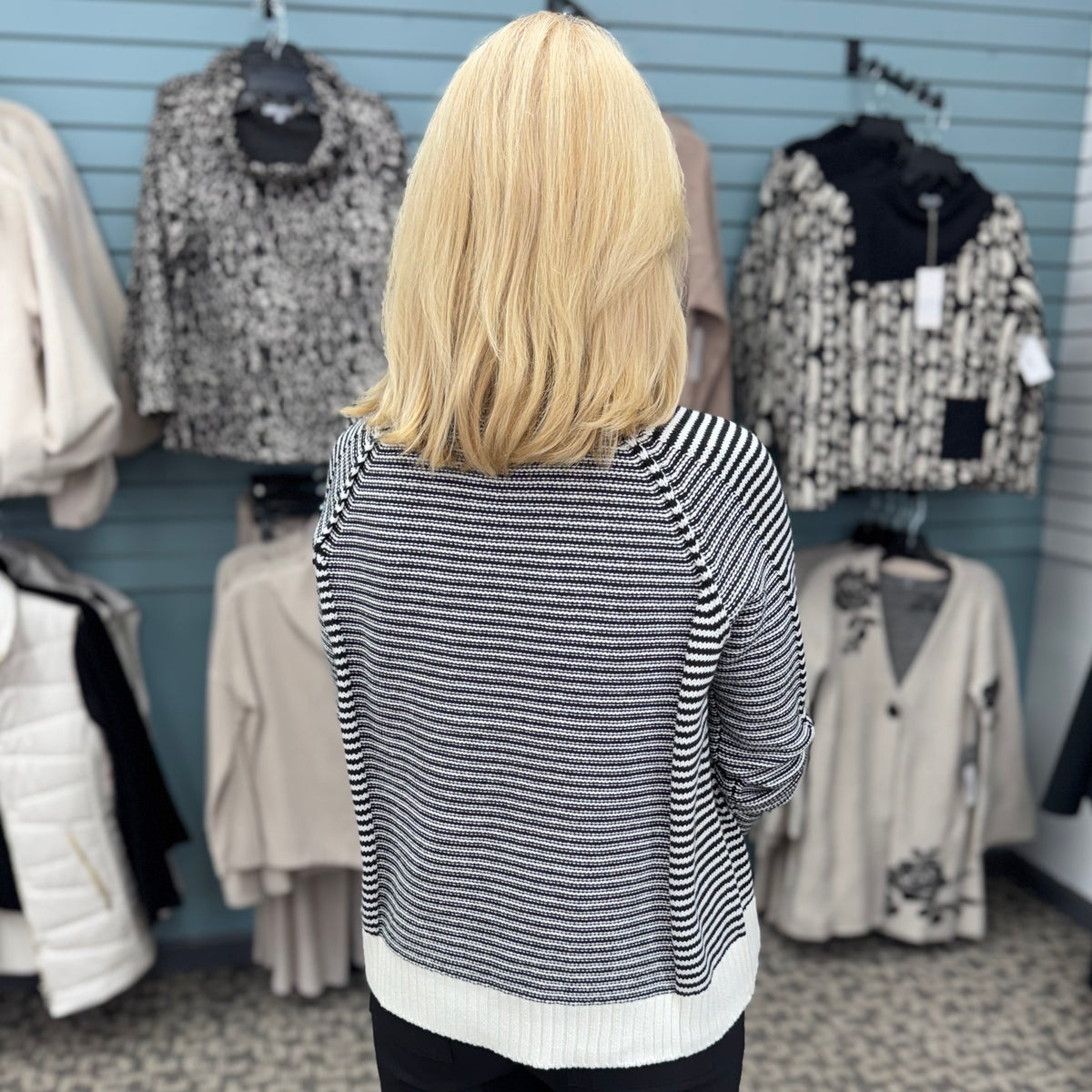 Latitude Button Sweater