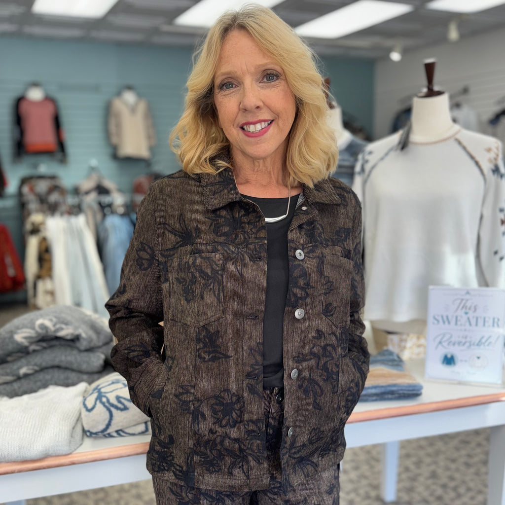 Luxe Cord Boyfriend Jacket